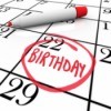Birthday Reminder on Calendar
