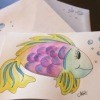 Fish notecard.