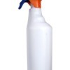 A white bottle of household ammonia.