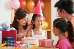 Home Decorated for Girl's Birthday Party