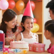 Home Decorated for Girl's Birthday Party