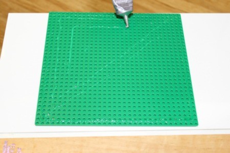 glue on baseplate