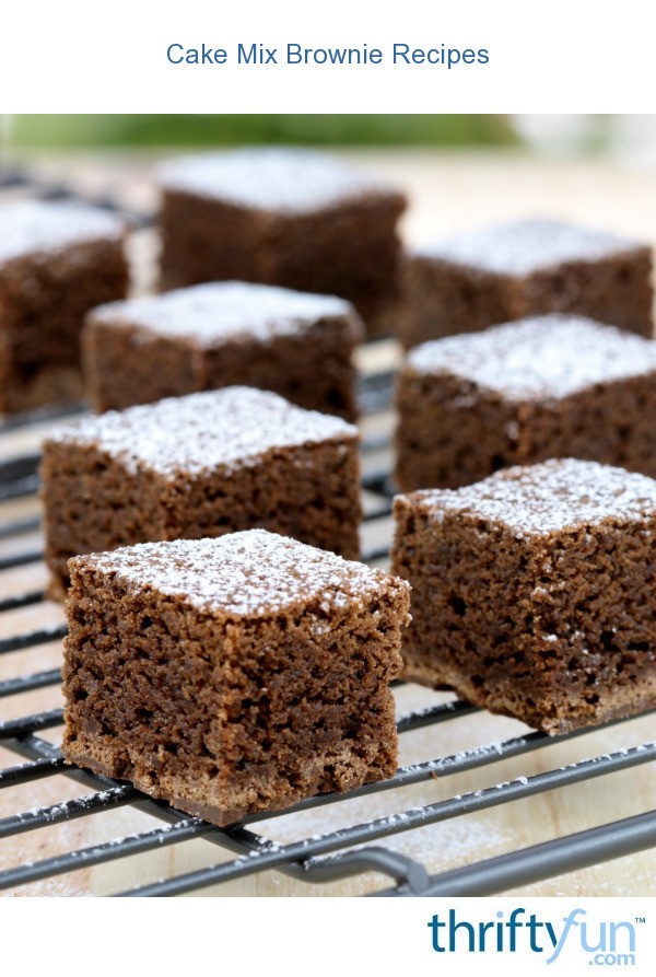 Cake Mix Brownie Recipes ThriftyFun Cake Mix Brownie Recipes ThriftyFun