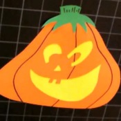 Paper Jack-O-Lantern Craft