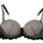 Bra isolated on a white background.
