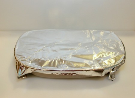cover with foil