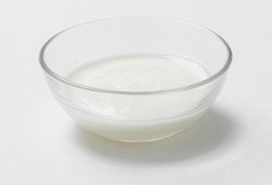 buttermilk substitute in a bowl