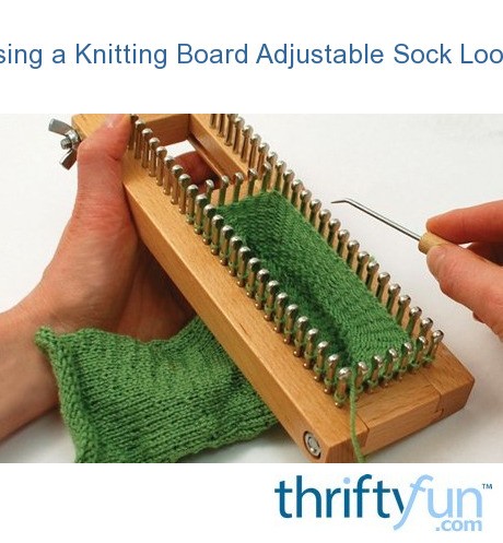 Using a Knitting Board Adjustable Sock Loom? | ThriftyFun