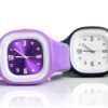 Purple and Black wrist watch