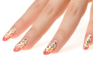 Beautifully painted nails.