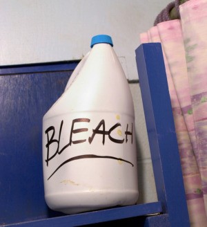 bleach bottle