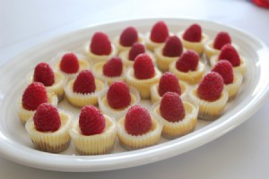 Mini Raspberry Cheesecakes