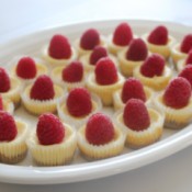 Mini Raspberry Cheesecakes