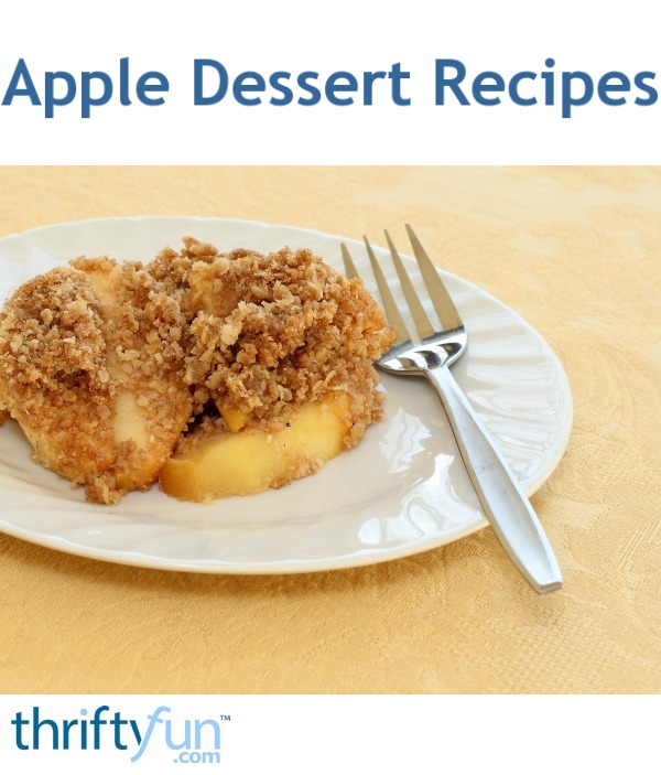 Apple Dessert Recipes | ThriftyFun