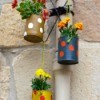 recycled can planters