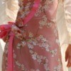 A beautiful floral chiffon dress.