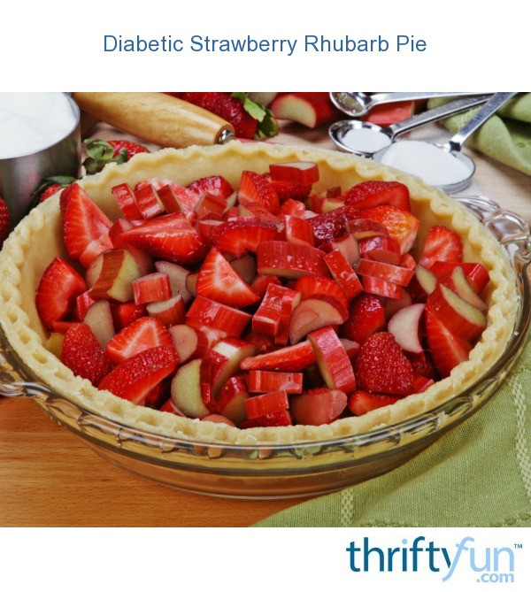 Diabetic Strawberry Rhubarb Pie ThriftyFun