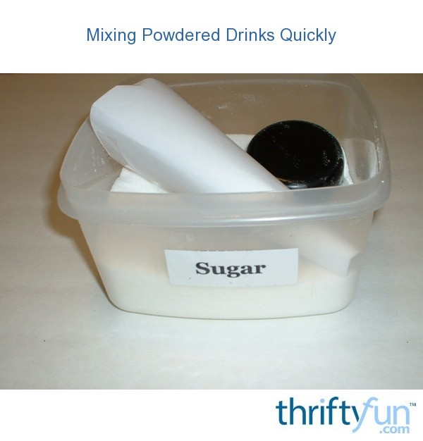 Mixing Powdered Drinks Quickly ThriftyFun