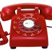 old red phone
