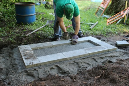 second layer of blocks