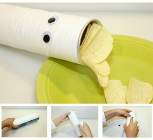 Making Mummy Pringles