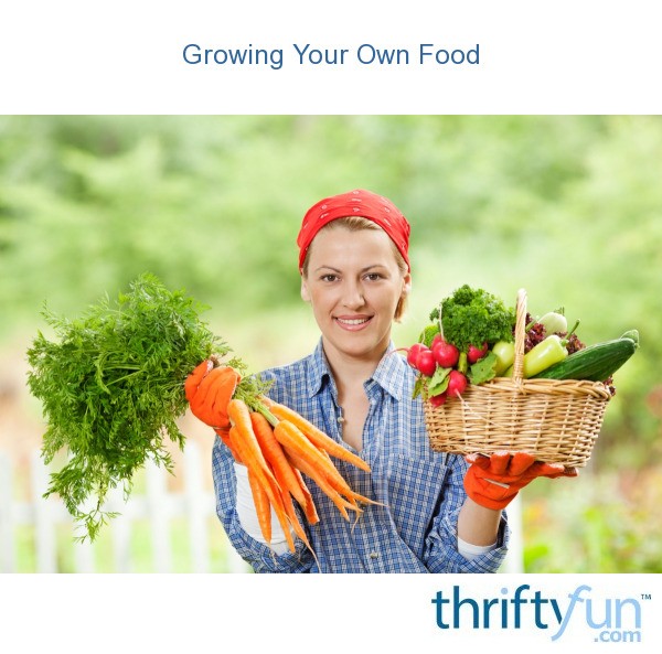 Growing Your Own Food Thriftyfun