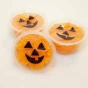 three jack o lantern cups 1