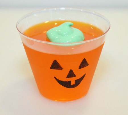 Jello Jack-O-Lantern