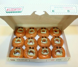 doughnuts in krispy kreme box 1