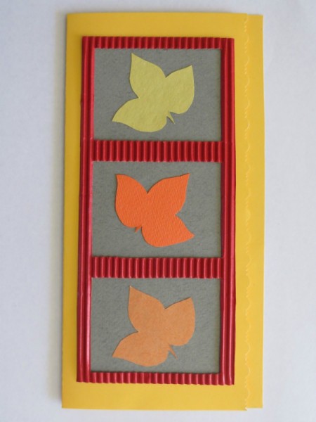 Fall Leaves Birthday Card