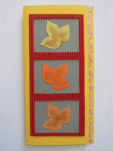 Fall Leaves Birthday Card