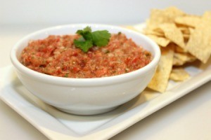 salsa with chips 2