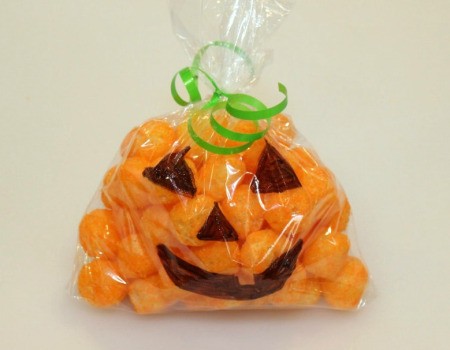 Jack-O-Lantern Snack Bags