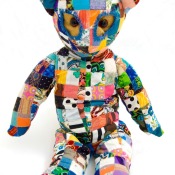 patchwork teddy bear