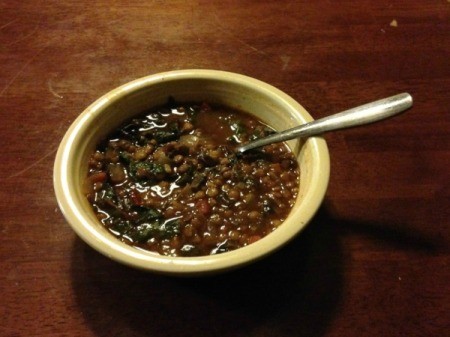 Italian Lentil and Swiss Chard Soup