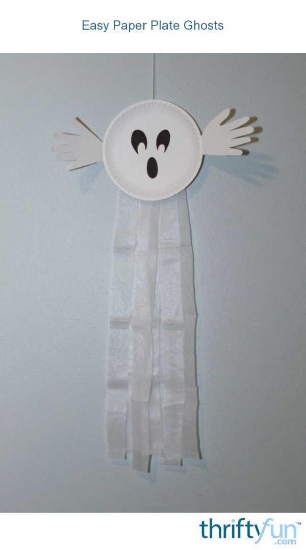 Download Easy Paper Plate Ghosts | ThriftyFun