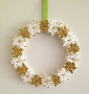 Finished wreath.