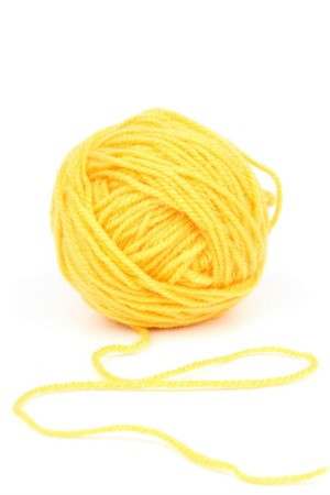 yellow yarn