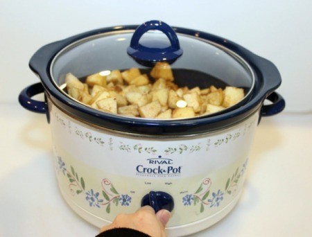 turn crockpot on low