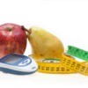 fruit and a glucometer
