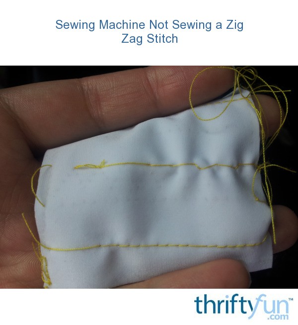 Sewing Machine Not Sewing a Zig Zag Stitch? ThriftyFun