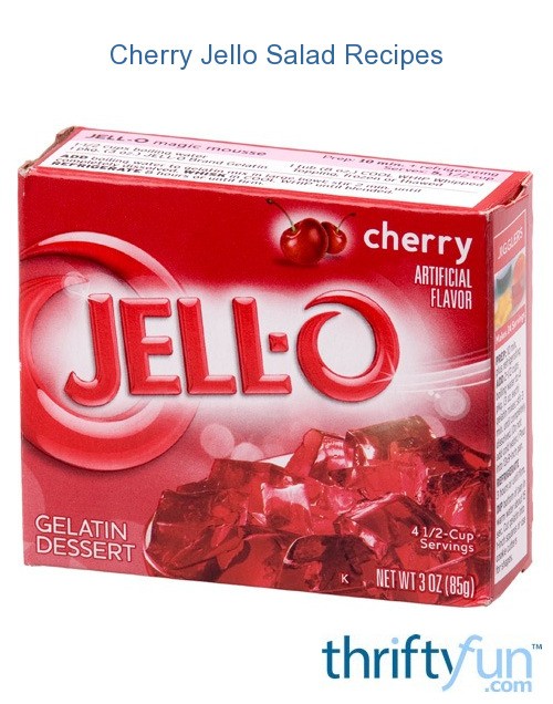 Cherry Jello Salad Recipes ThriftyFun