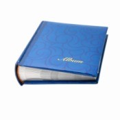 A photo album, great to use for storing embossing plates.