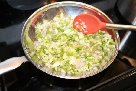 saute onions