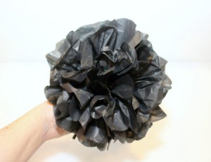 tissue paper flower