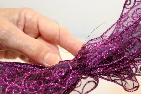 wrap wire through center