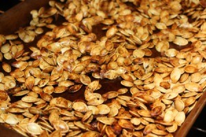 roasted seeds upclose