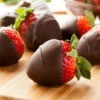 Chocolate cover strawberries, a great treat for frugal entertaining.