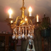 Thanksgiving chandelier.