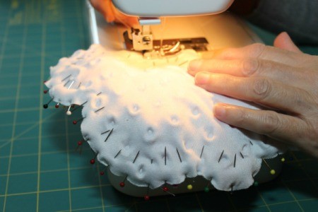 sew all layers together